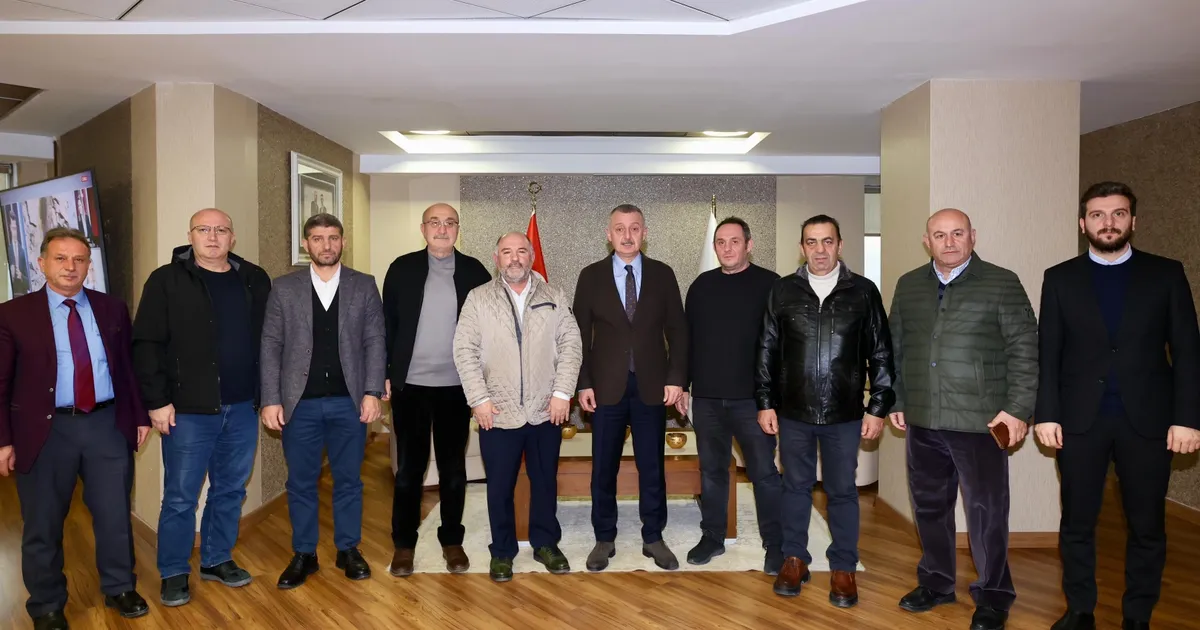 Gebze Trabzonlular Derneği’nden  Başkan Büyükakın’a Ziyaret
