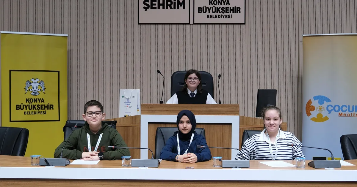Konya Çocuk Meclisi şehirlerinin geleceğini konuşuyor