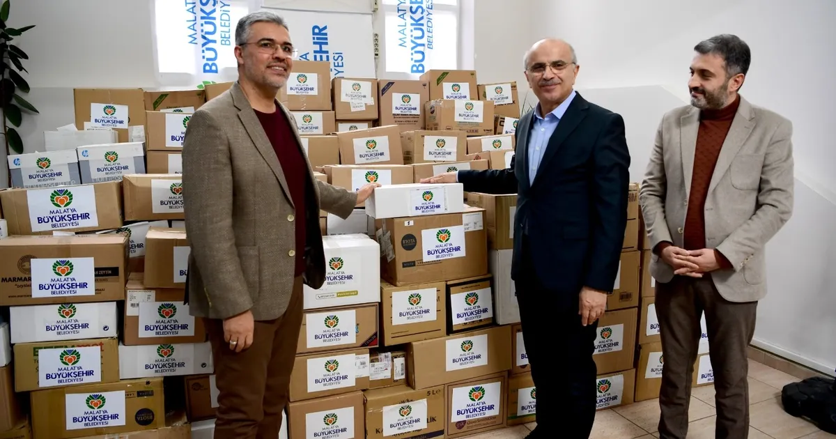 Malatya’dan Suriye’ye ilaç yardımı