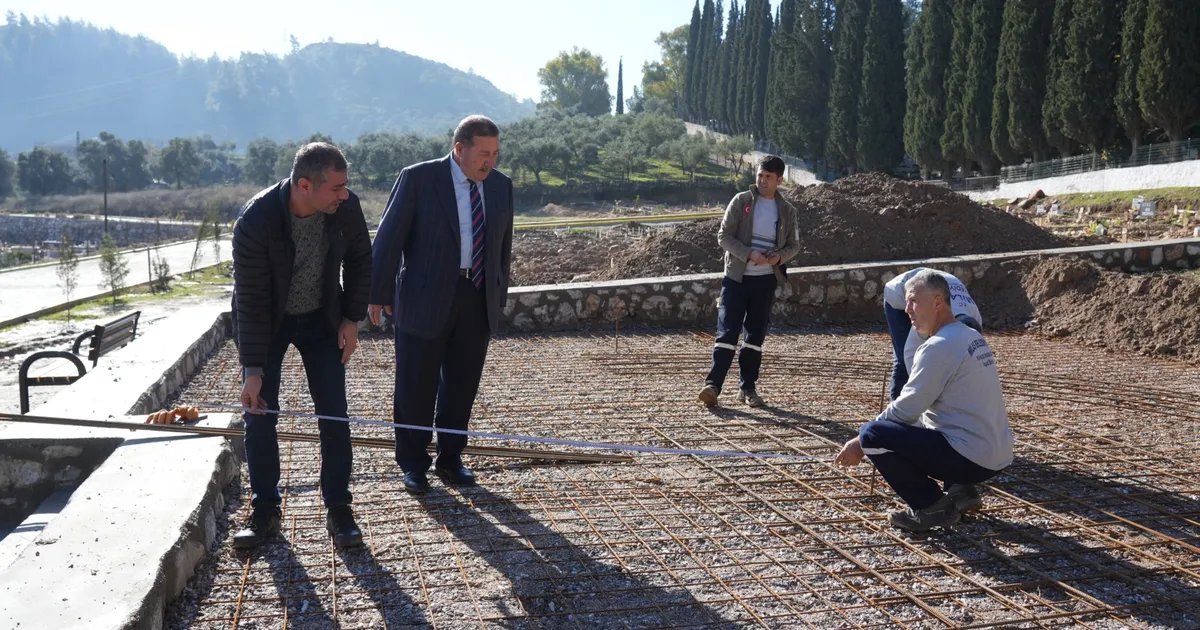 Muğla Milas’ta şehitlik için çalışmalar başladı
