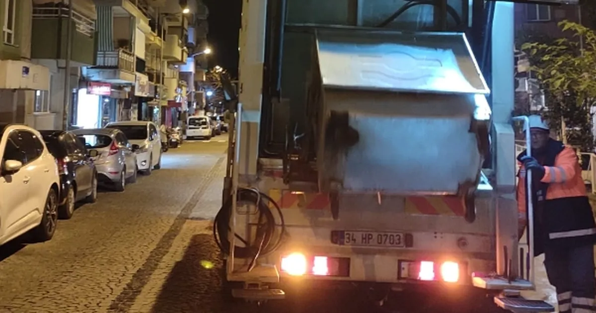 Atık biriktirme ekipmanları ve çevresi temizlendi