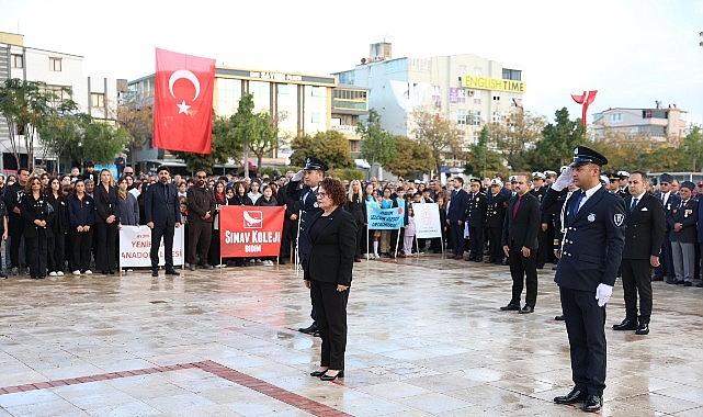 Didim, Ulu Önder Mustafa Kemal Atatürk’ü Saygı ve Özlemle Andı