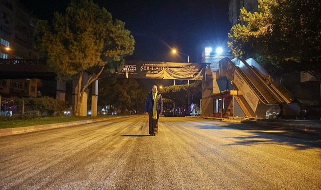 100. Yıl Bulvarı’nda asfalt çalışmasının ilk etabı tamamlandı
