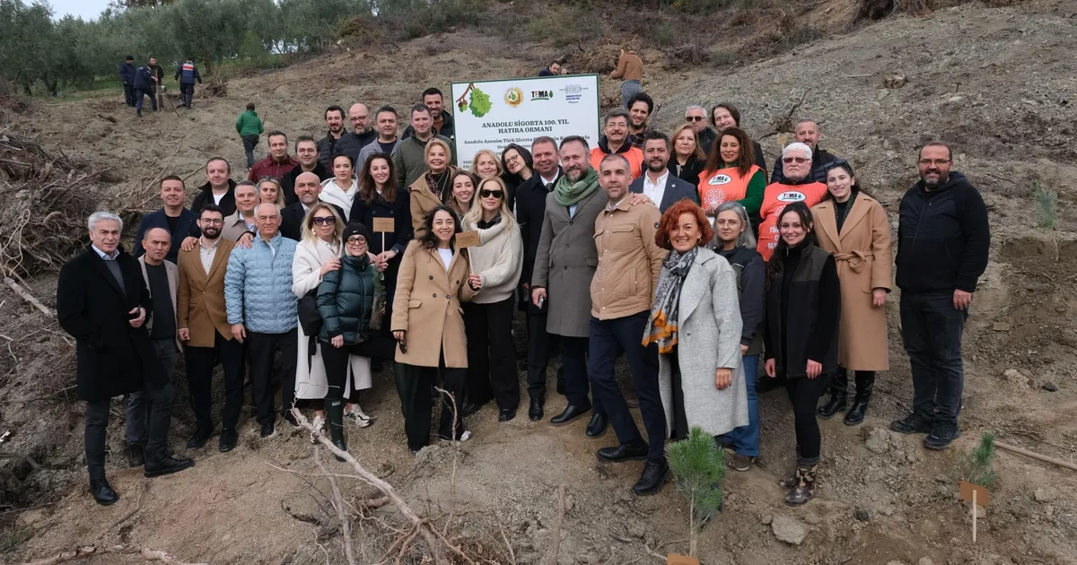 Anadolu Sigorta’nın 100. Yılına 100 Bin Fidanlık Yeşil Miras