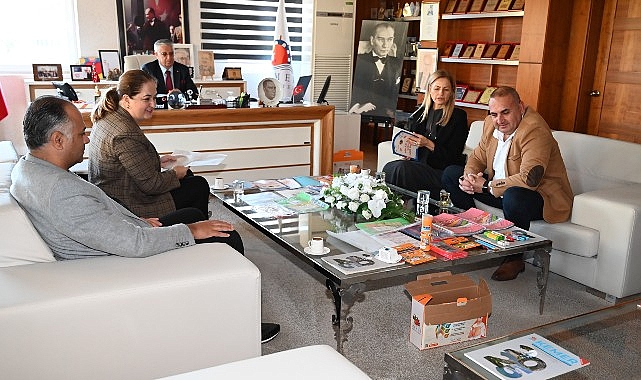 Antalya Likya Lions Kulüp’ten Başkan Topaloğlu’na ziyaret Başkan Topaloğlu: “Eğitim bizim işimiz.”