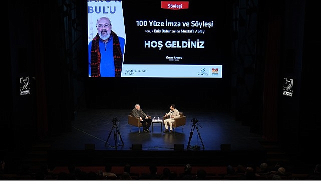100 Yüze İmza ve Söyleşi Programında Ocak Ayı Konuğu Enis Batur Oldu!