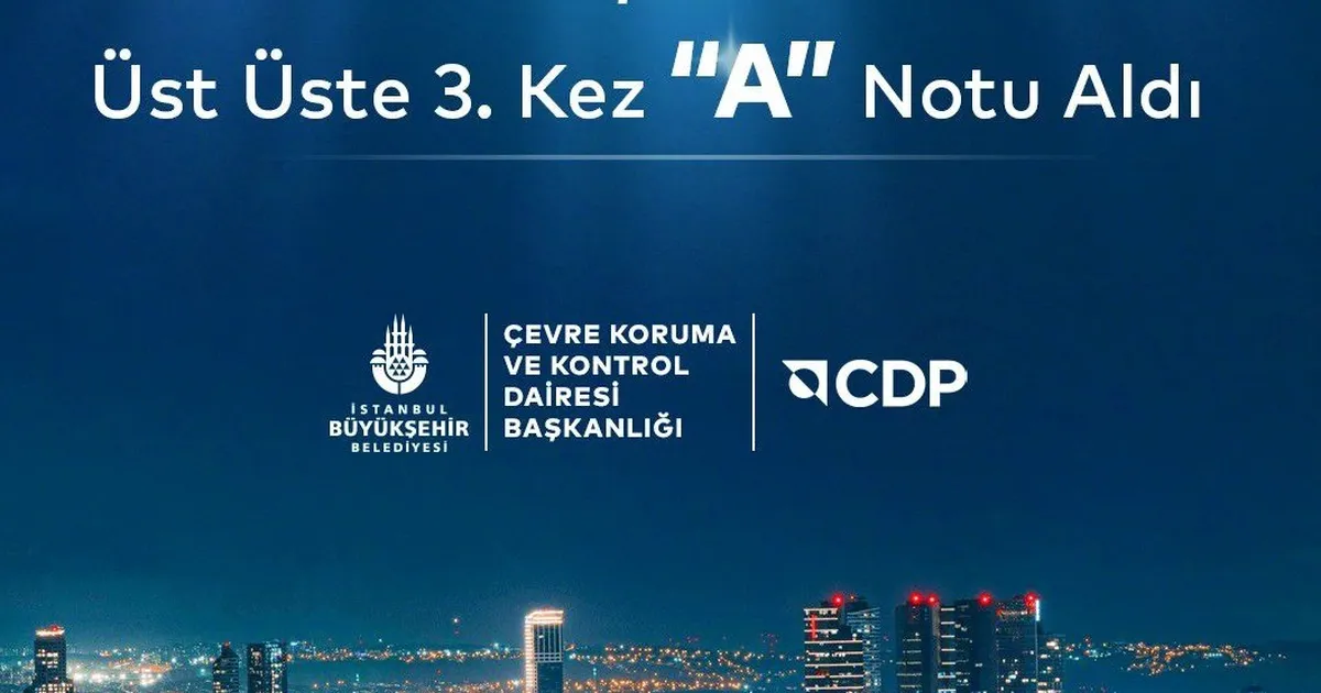 İBB Üst Üste Üçüncü Kez CDP “A Listesi”nde   