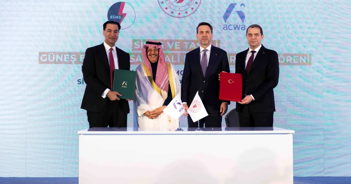 Yenilenebilir Enerji’de Acwa ve Enerji Bakanlığı Arasında Dev Anlaşma