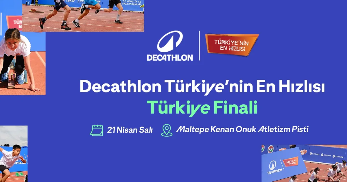 “Decathlon Türkiye’nin En Hızlısı” Türkiye Finali için Geri Sayım Başladı